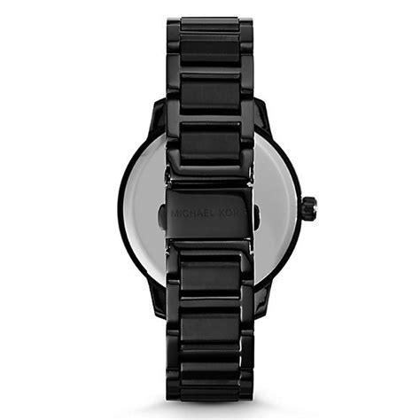 michael kors kinley pavé black stainless steel watch|Michael Kors Black Kinley Pavé Stainless Steel Watch MK5999.